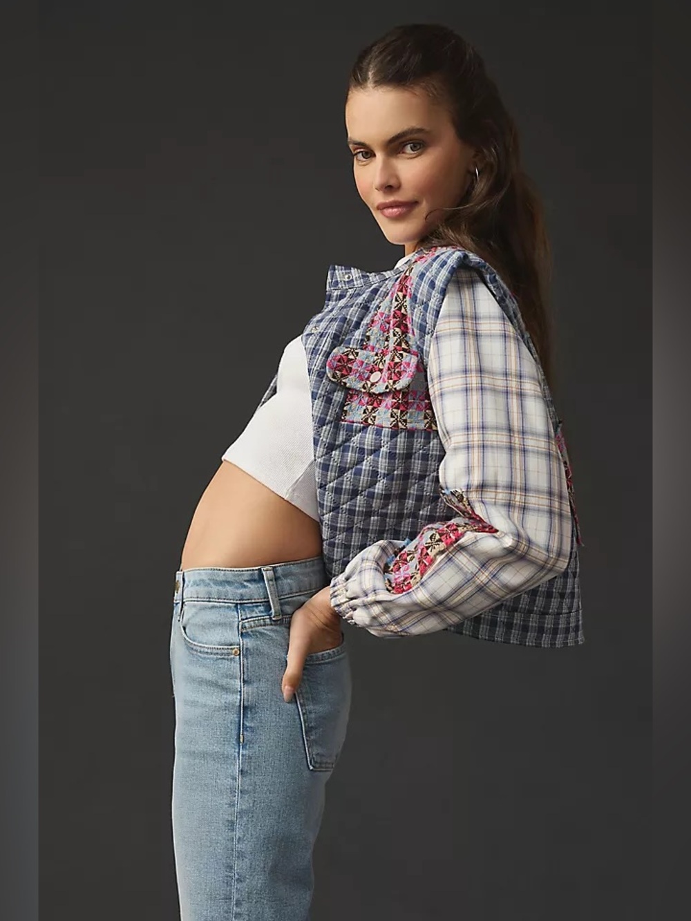 Anthropologie Greylin Milton Patchwork Jacket